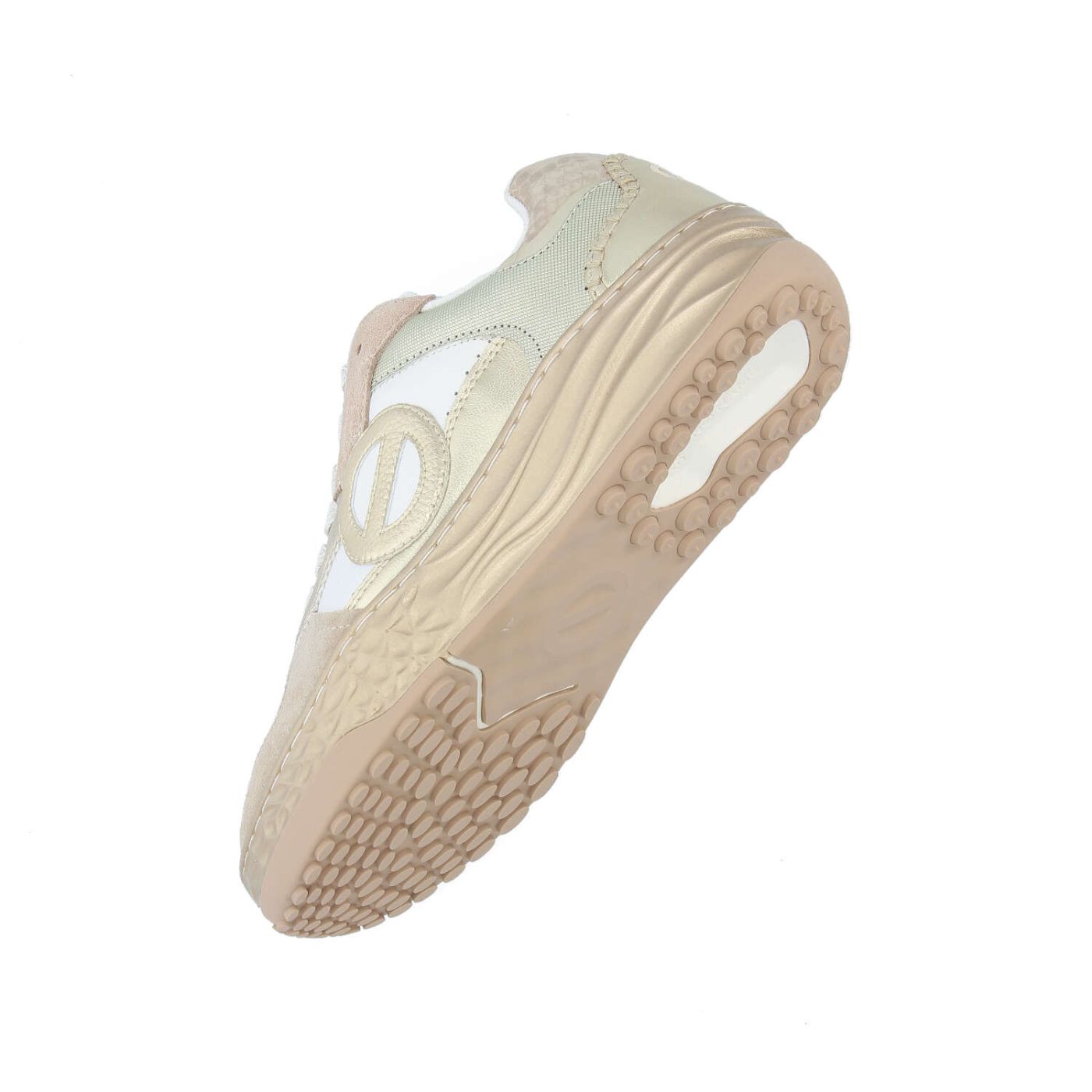 TYLER COURT W - NAPPA/SDE/STAMP - OFF WHITE/PALE PINK/GOLD